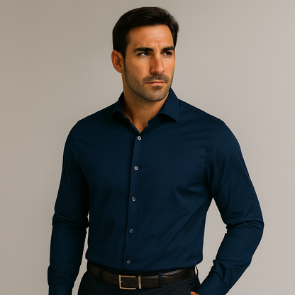 Chemise Infroissable à Coupe Ajustée